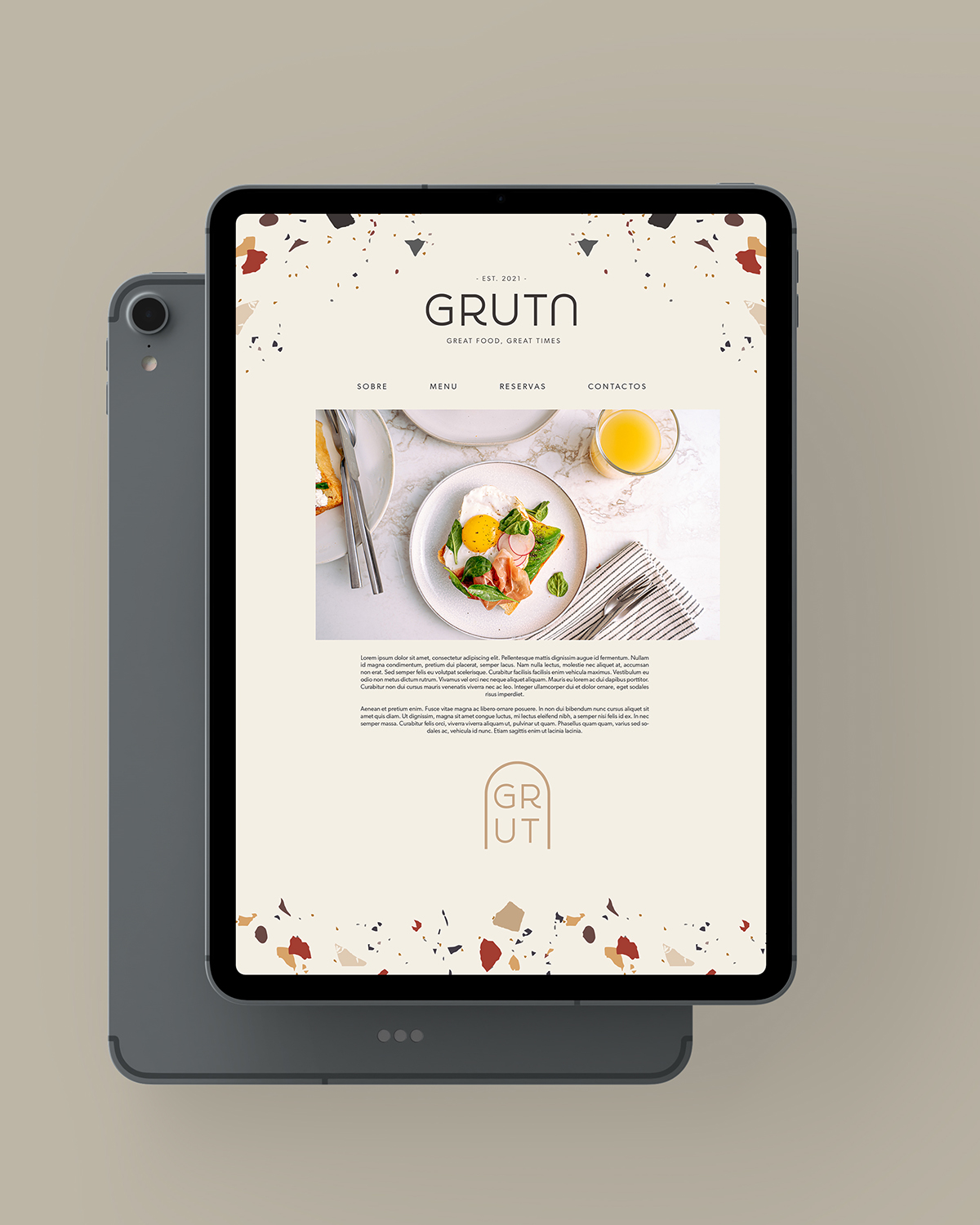 Top View iPad Pro 2018 Mockup by Anthony Boyd Graphics